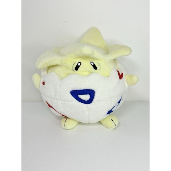 Vintage Pokemon Togepi 8" Inch Plush Nintendo Game Freak Hasbro Tomy 1999 - Picture 1 of 9